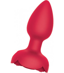 Rose Bud Tushy Light Light Up Butt Plug Silicone Default Title