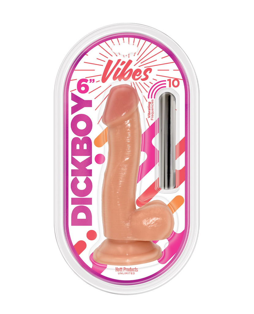 Dickboy Vibes Vanilla Lovers 6 In Rechargeable Bullet