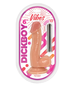 Dickboy Vibes Vanilla Lovers 6 In Rechargeable Bullet