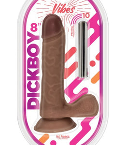 Dickboy Vibes Chocolate Lovers 8 In Rechargeable Bullet