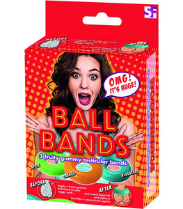 Gummy Ball Bands 3pk Assorted Colors/flavors Default Title