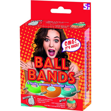Gummy Ball Bands 3pk Assorted Colors/flavors Default Title