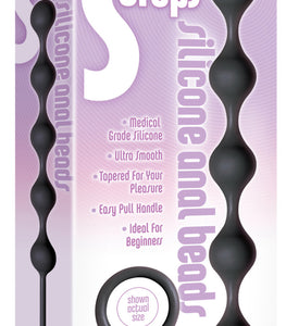 9's S Drops Silicone Anal Beads Default Title
