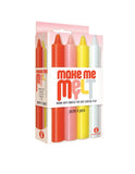 The 9's Make Me Melt Sensual Warm-drip Candles 4pk