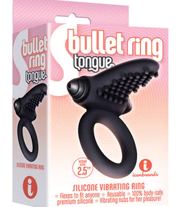 9's S-bullet Ring Tongue Silicone