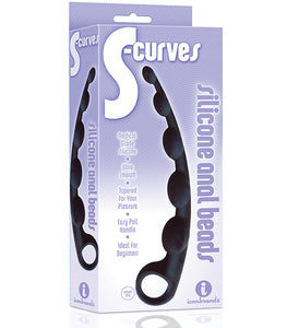 The 9's S Curves Silicone Anal Beads Default Title