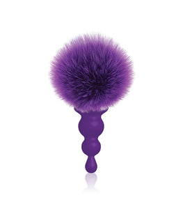 The 9s Cottontails Bunny Tail Butt Plug Beaded Pink