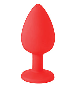 The 9's Booty Call Silicone Butt Plug Red Fuck Yeah Default Title
