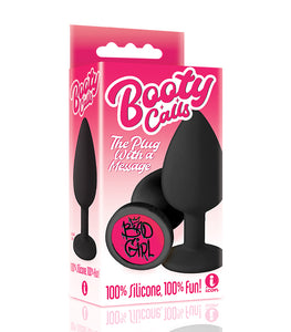 The 9's Booty Call Silicone Butt Plug Black Bad Girl Default Title