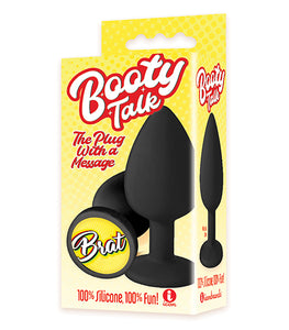The 9's Booty Talk Brat Silicone Butt Plug Default Title