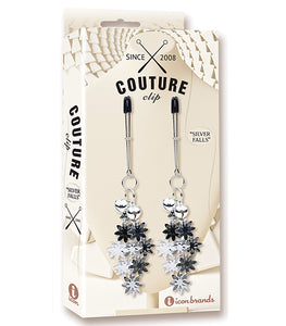 Couture Clips Silver Falls Luxury Nipple Clamps