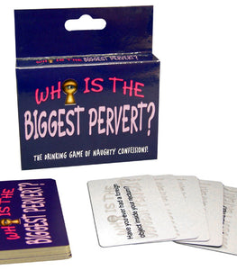 Whos The Biggest Pervert Card Game