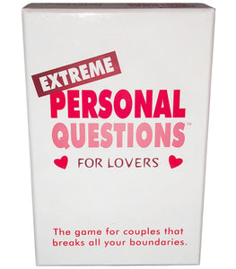 Extreme Personal Questions For Lovers Game