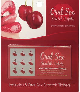 Oral Sex Scratch Tickets