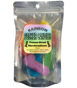 Freeze Dried Rainbow Pecker Candies