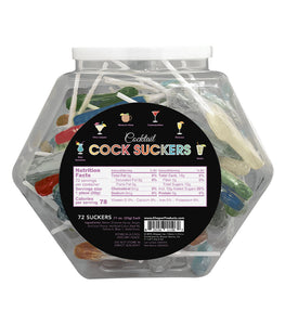 Cocktail Cock Suckers 72pc Fish Bowl