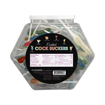 Cocktail Cock Suckers 72pc Fish Bowl Default Title