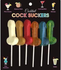 Cocktail Cock Suckers 6 Pcs