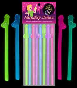 Glowing Naughty Straws