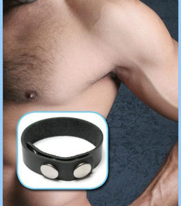 3 Snap Leather Cock Ring