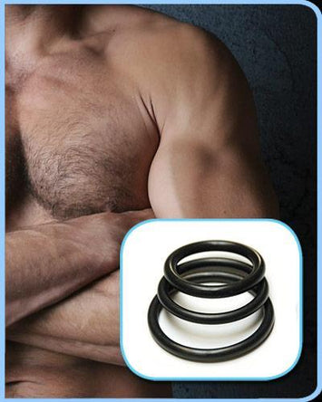 Rubber Cock Rings 3 Pack Default Title