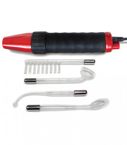 Neon Wand Electrosex Kit Red Handle Purple Electrode Default Title