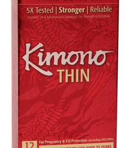 Kimono Lubricated Condom 12 Pk