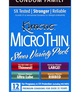 Kimono Microthin Sheer Variety 12 Pack