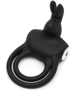 Happy Rabbit Stimulating Usb Rechargeable Cock Ring Black Default Title