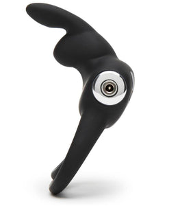 Happy Rabbit Stimulating Usb Rechargeable Cock Ring Black Default Title