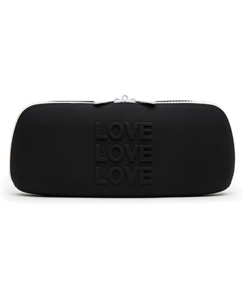 Happy Rabbit Love Medium Black Silicone Storage Bag Default Title