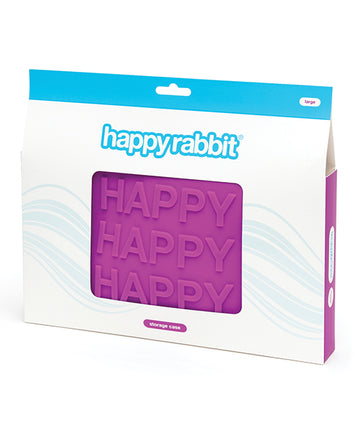 Happy Rabbit Happy Large Purple Silicone Zip Storage Bag Default Title