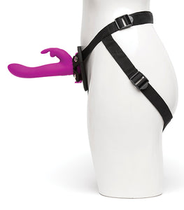 Happy Rabbit Rechargeable Vibrating Strap On Harness Set