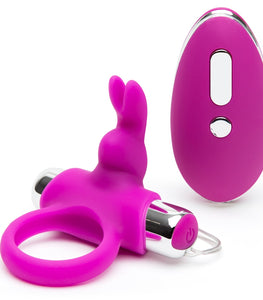 Happy Rabbit Remote Control Cock Ring Purple