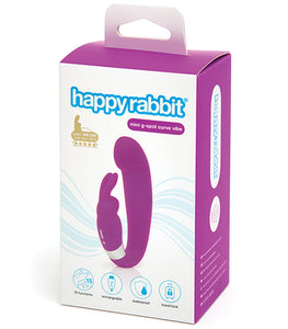Happy Rabbit G-spot Clitoral Curve Vibrator Purple Default Title