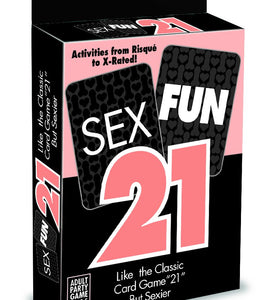 Sex Fun 21 Card Game