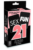 Sex Fun 21 Card Game