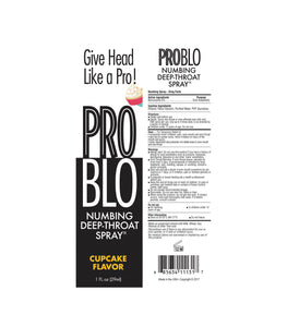 Problo Deep Throat Spray Cupcake 1oz Default Title