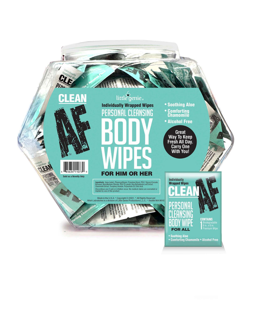 Clean Af Fishbowl 96 Pc Individual Body Wipes Default Title