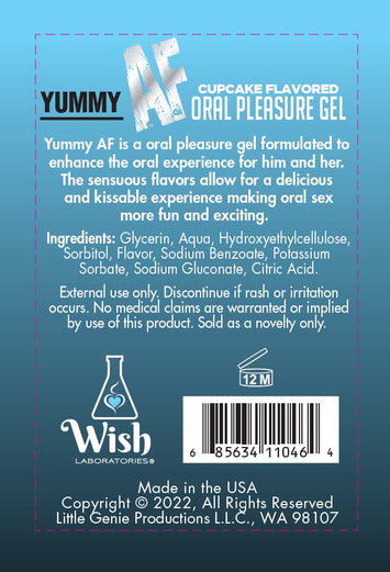 Yummy Af Oral Pleasure Gel Cupcake 2.2oz Default Title