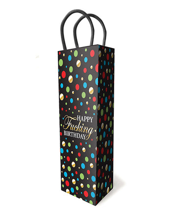 Happy F'ing Birthday Wine Gift Bag Default Title