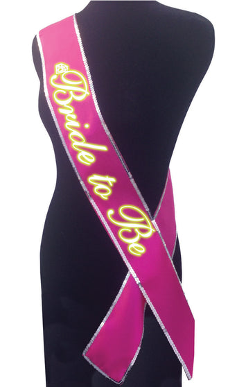 Bride To Be Sash Glow In The Dark Default Title
