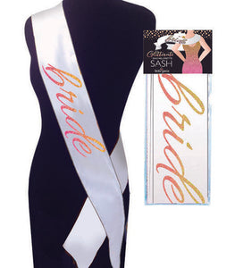 Glitterati Bride Sash