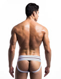 Mob Fetish Jockstrap White 3in Waistband(bulk)