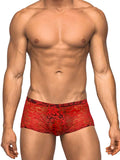 Mini Short Stretch Lace Red