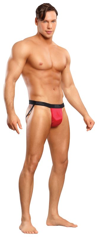 Jock Satin Lycra Red
