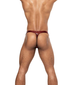 Disco Desire Bong Thong Red L/xl