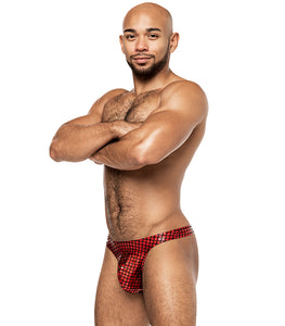 Disco Desire Bong Thong Red L/xl