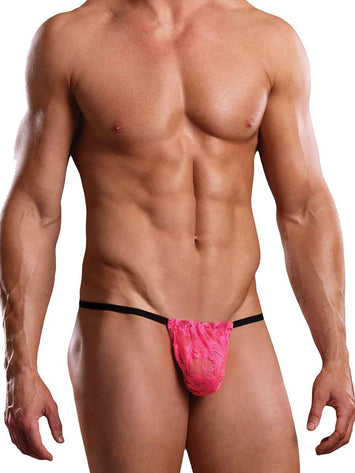 Poing Strap Neon Lace O/s Hot Pink