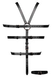 Ellona Tie Me Up 1pc Harness Set Black O/s